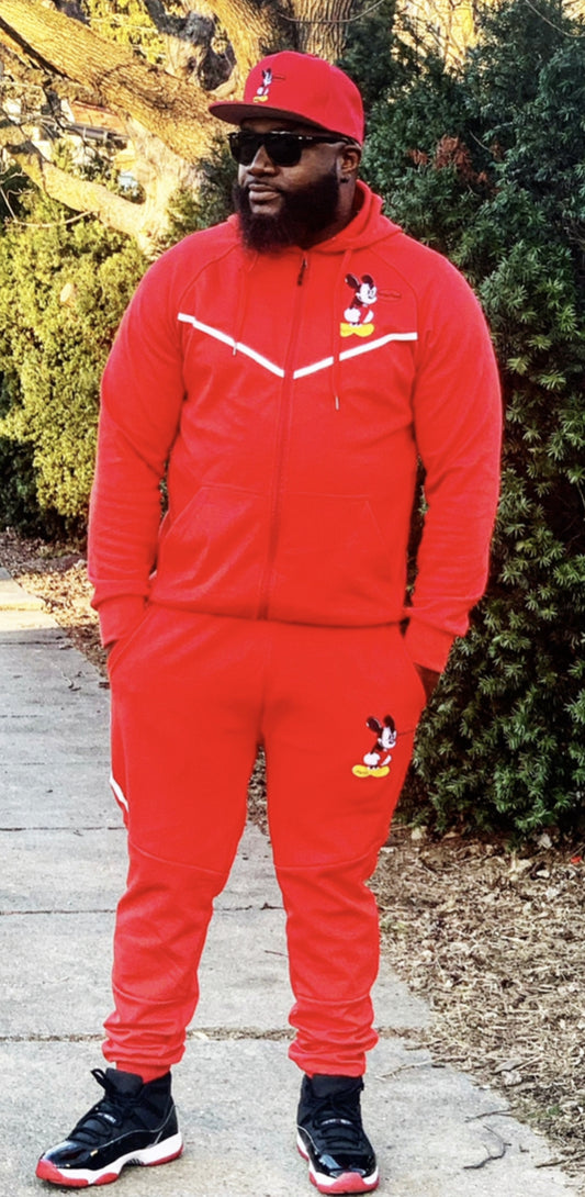 FGLB Red Mickey “Are you dumb” Tech Suit