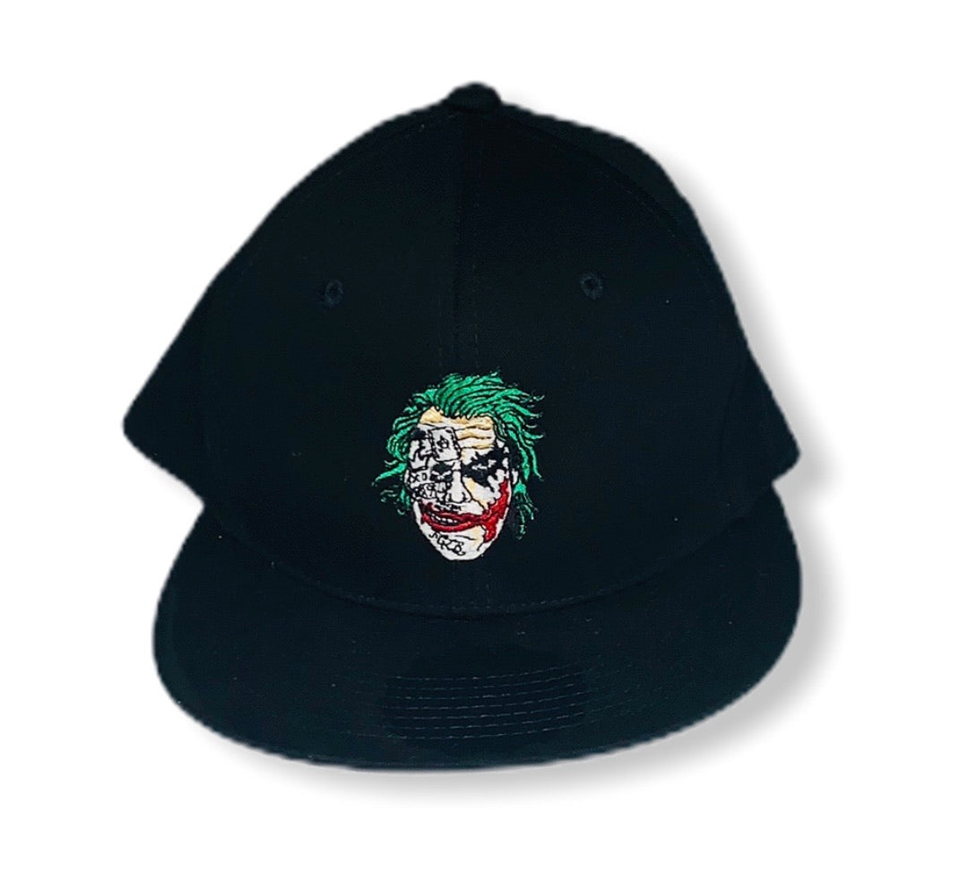 Black Custom Joker Snapback