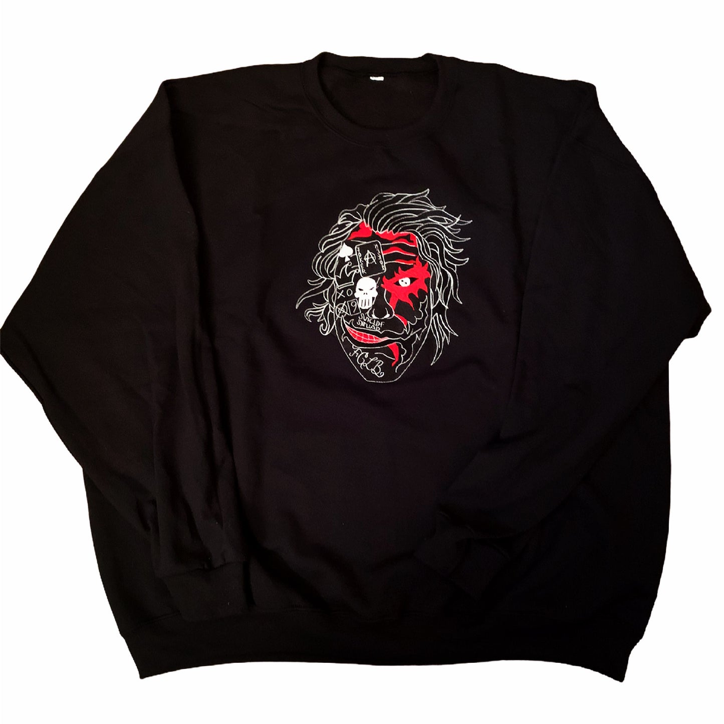 Red Out Joker Crew Neck