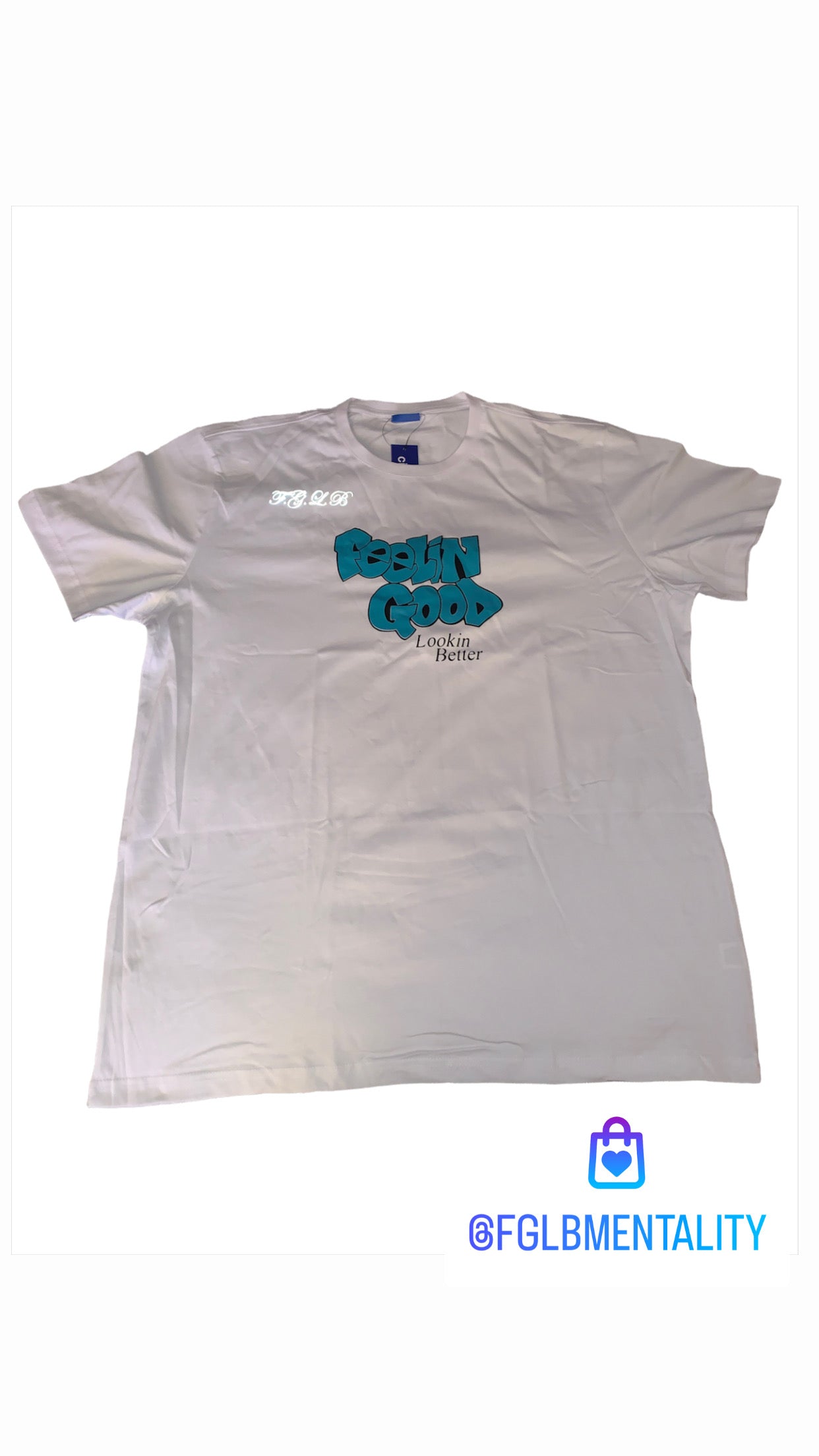 Brand New FGLB Tee-Shirt Teal logo