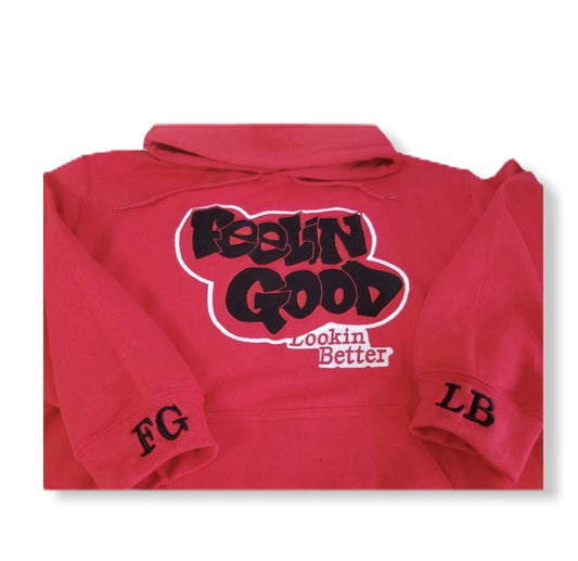 Red Pullover hoodie