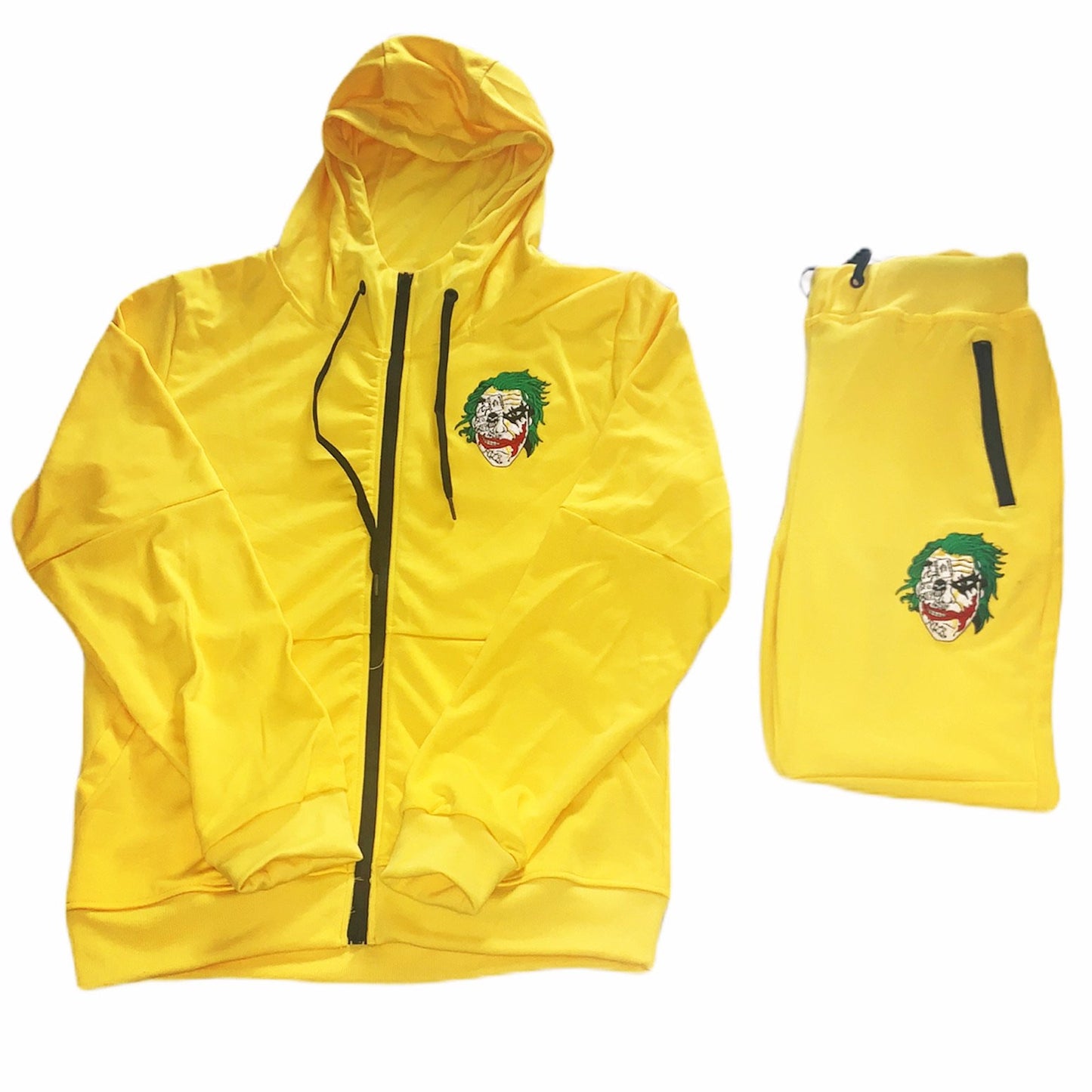 FGLB Yellow Tech Fleece Joker Logo