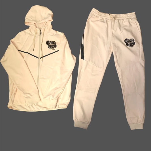 Brand New FGLB Cream Tech  Sweatsuit Limited Edition