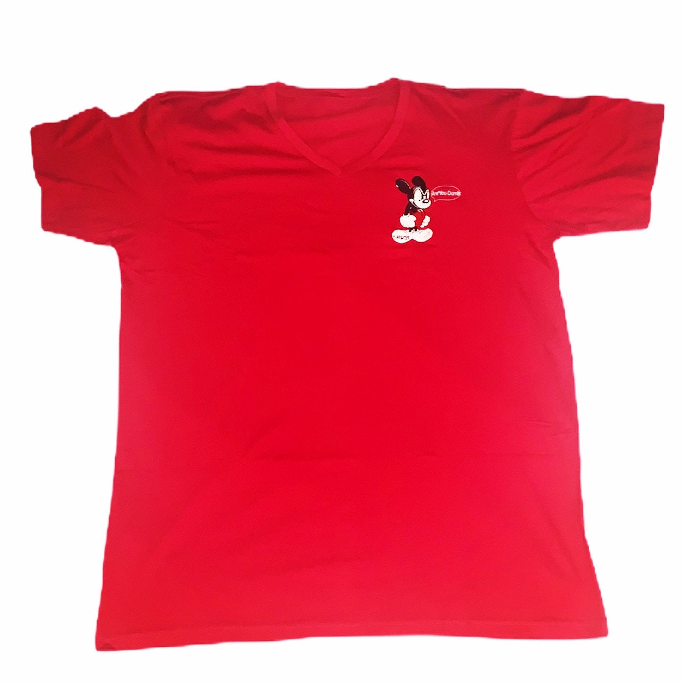 Red Mickey Mouse t-shirt 